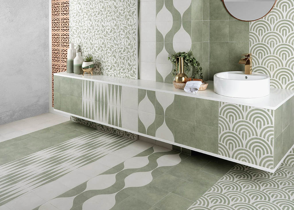 Mainzu Ceramica Green Garden Csempe és Padlólap