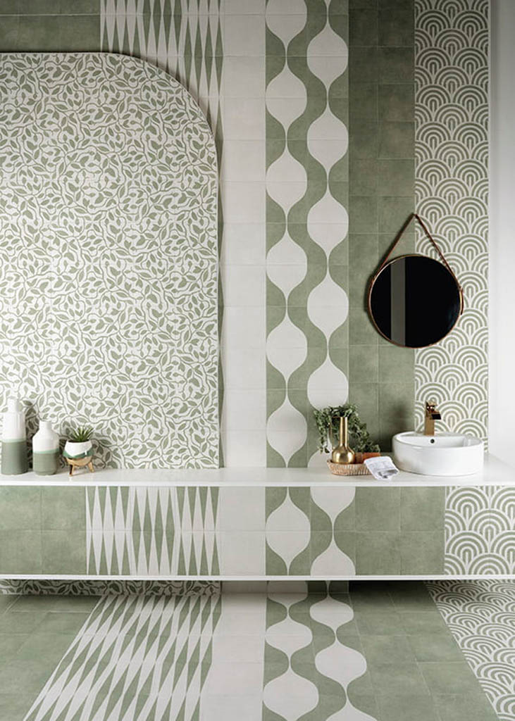 Mainzu Ceramica Green Garden Csempe és Padlólap