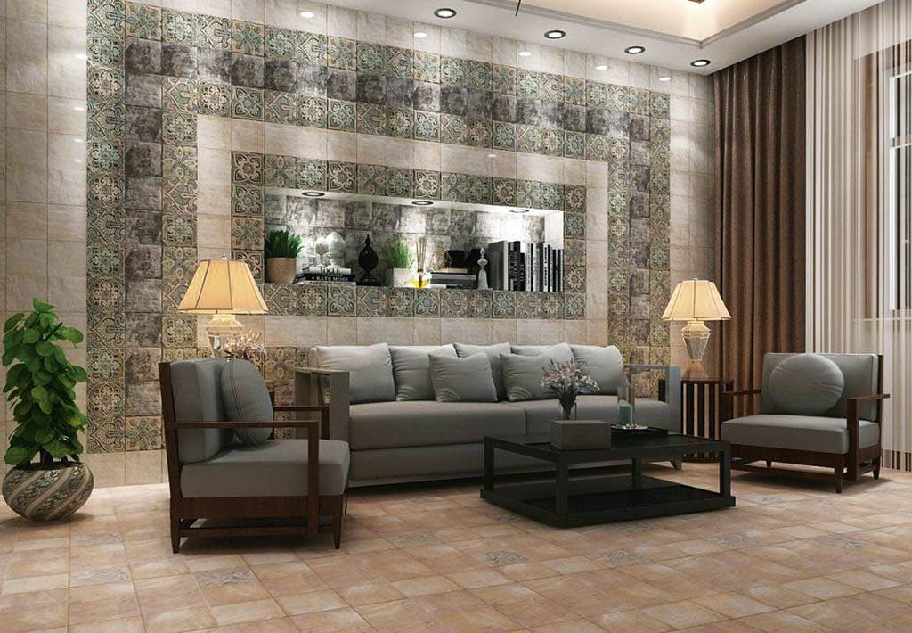 Mainzu Ceramica Mandala Csempe és Padlólap