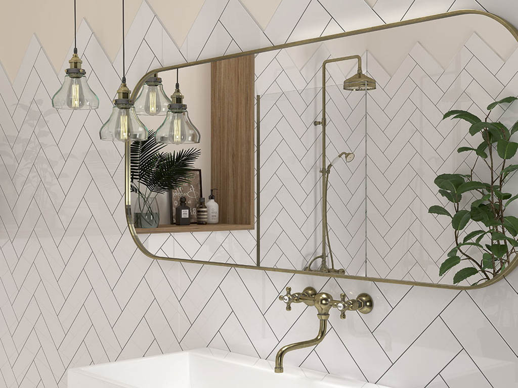 Mainzu Ceramica Solid White Csempe és Padlólap