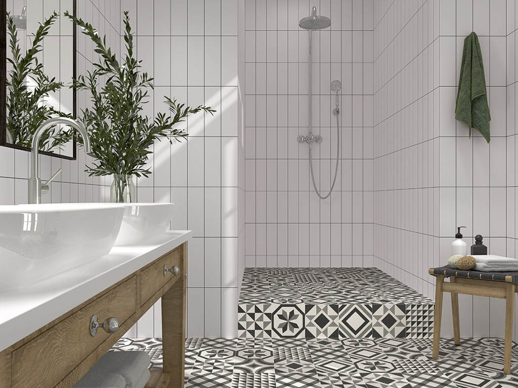 Mainzu Ceramica Solid White Csempe és Padlólap