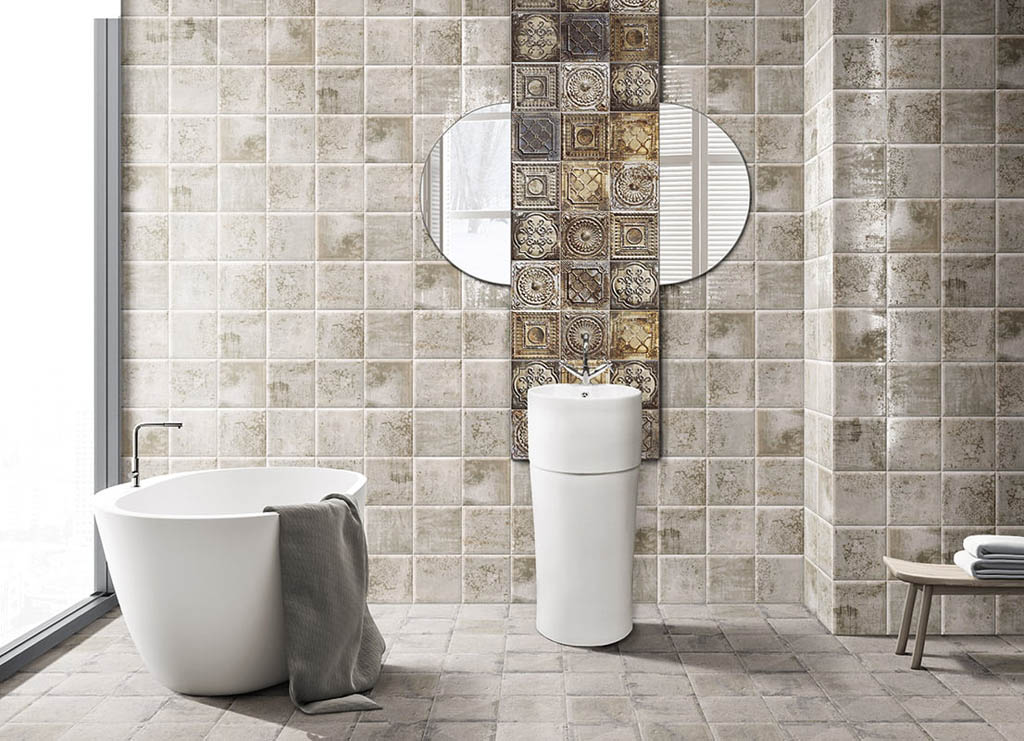 Mainzu Ceramica Tin Tile Csempe és Padlólap