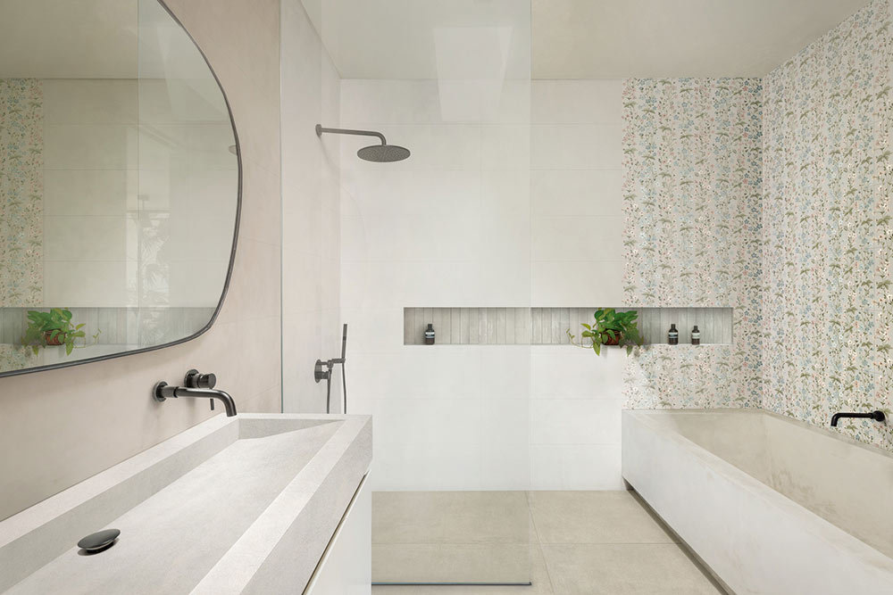 Marazzi Flora Falburkolat | Csempék és Padlólapok