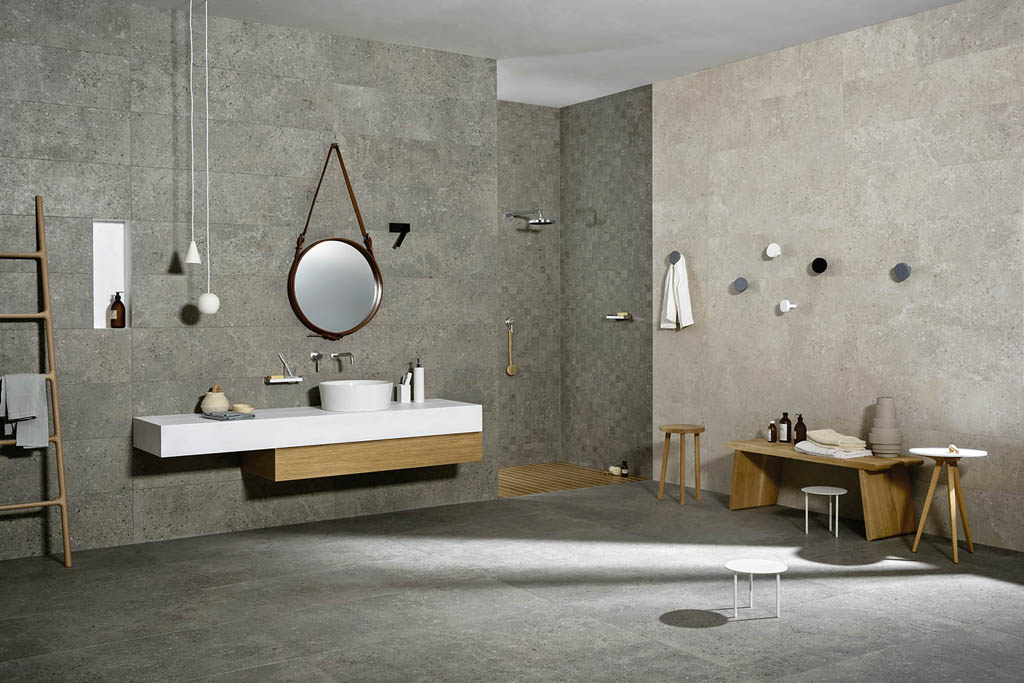 Marazzi Mystone Gris Fleury Falburkolat | Csempe és Padlólap
