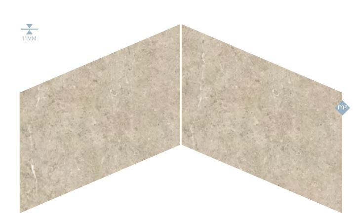 Margres Pure Stone Chevron padlódekor 45x70 cm