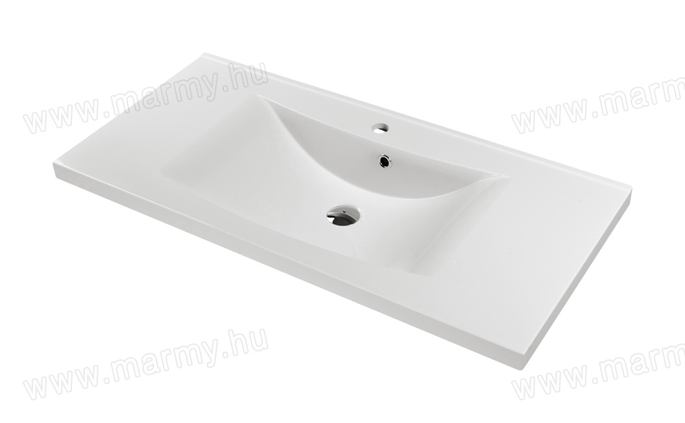 Marmy mosdó Marmy Claudia 100x48 fényes fehér