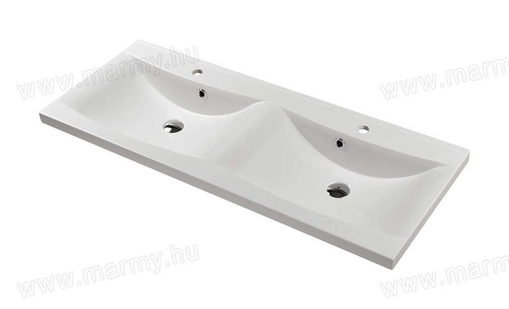 Marmy mosdó Marmy Claudia 120x48 fényes fehér
