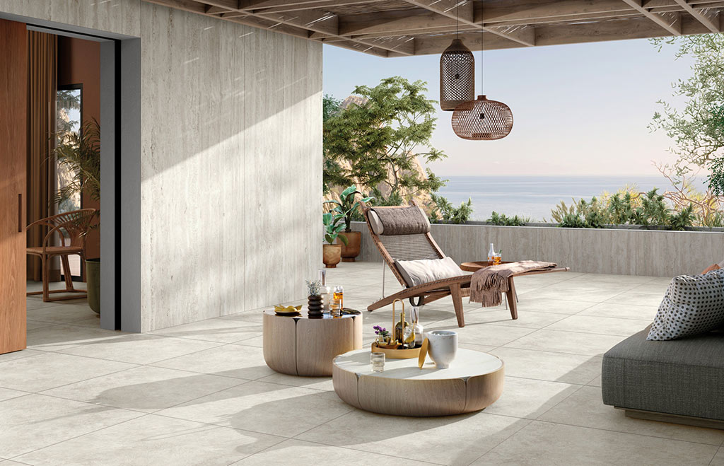 Mirage Elysian Travertini Kőhatású járólap | Csempék és Járólapok