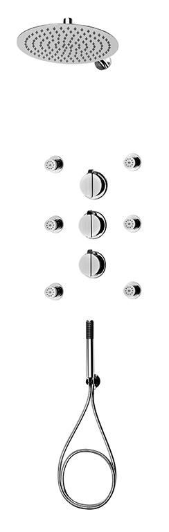 Deante Multi-System falbaépíthető szett 