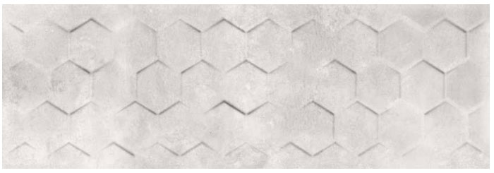 Valore Next Grey Hexagon 25 x 75 dekorcsempe