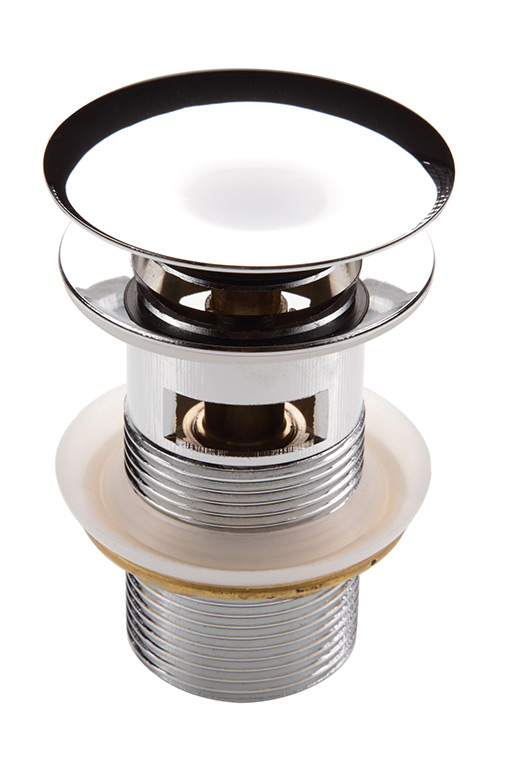 Deante Click-Clack kerek leeresztő átfolyóval 