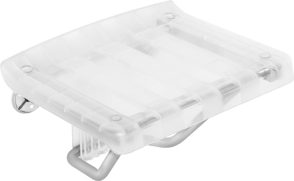 Deante Vital falra szerelhető ülőke, félig átlátszó 