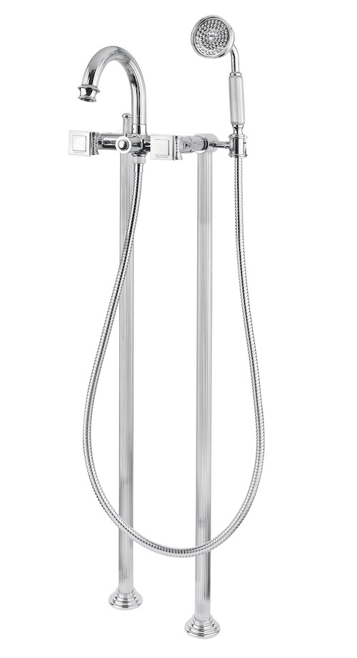 Bugnatese Olympia 8402P - szabadon álló kádcsaptelep kézizuhannyal