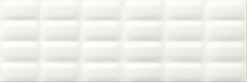 Opoczno dekorcsempe Opoczno White glossy pillow dekorcsempe 25 x 75