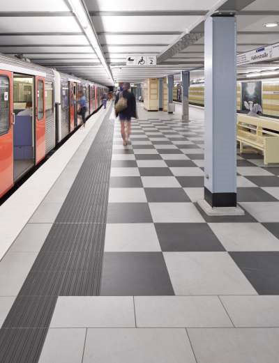 Agrob Buchtal Ceramics Orientation aids for the blind Csempe és Padlólap