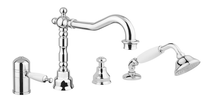 Bugnatese Oxford 6358 - termosztátos 4 üléses kádcsaptelep