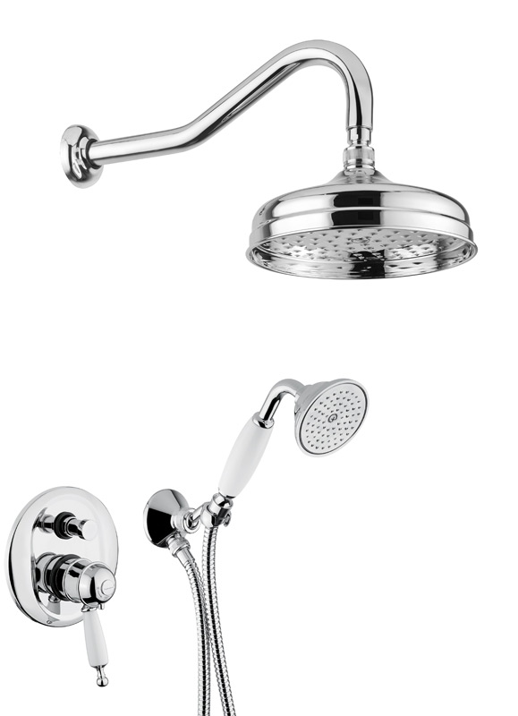 Bugnatese Oxford6364 - termosztátos fal alatti esőztető rendszer kézizuhannyal