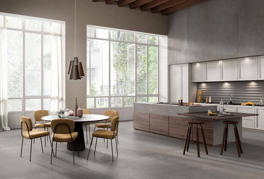 Panaria Zero 3 Context falburkolatok és padlólapok