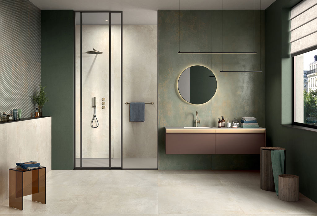 Panaria Zero 3 Blade falburkolatok és padlólapok