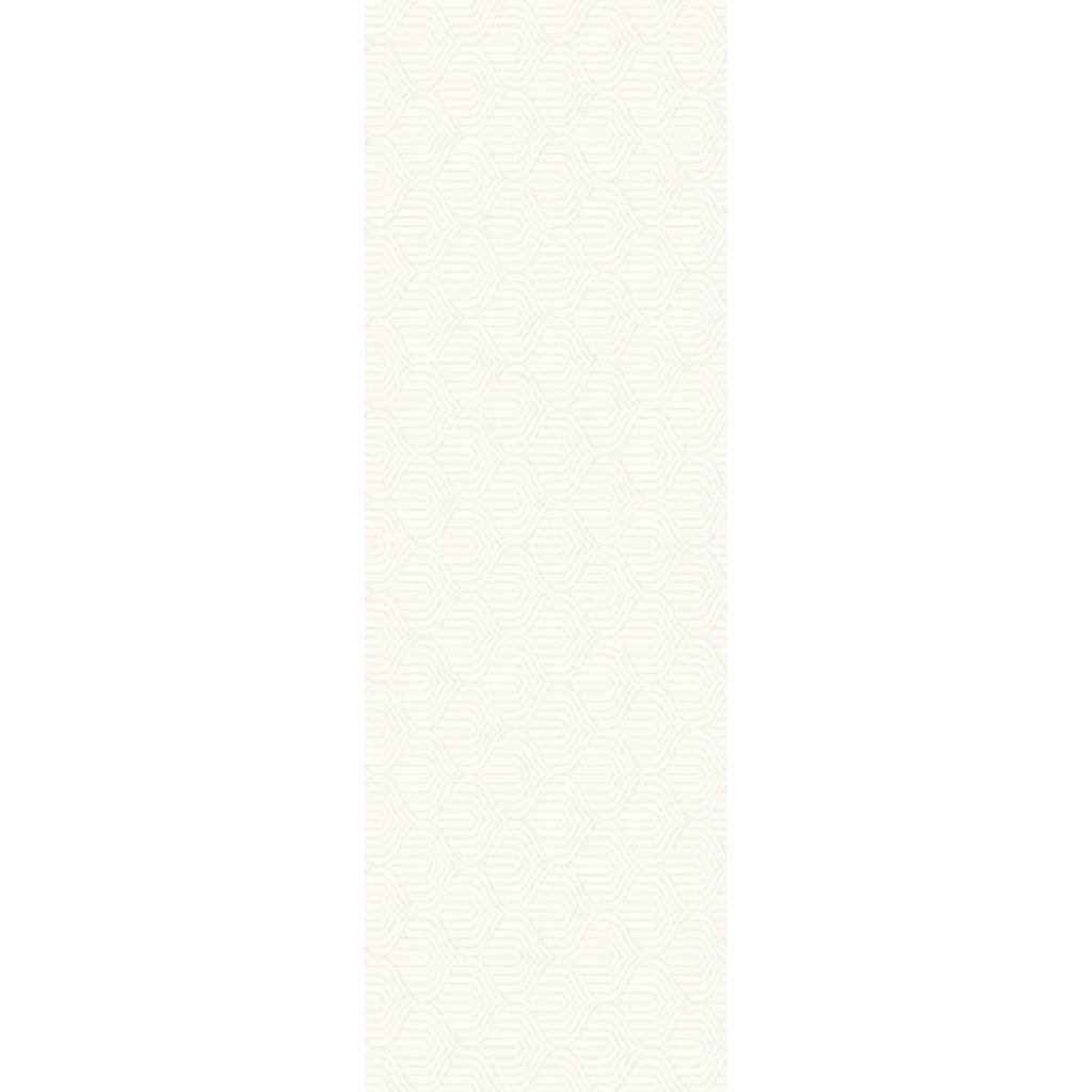 Paradyz Puris White Ultramat Dekor B dekorcsempe 39,8x119,8 cm