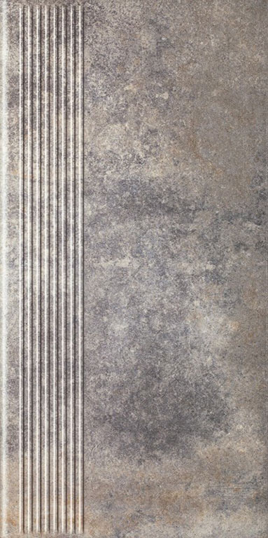 Paradyz Viano Grys Stopnica Prosta lépcsőlap 30 x 60