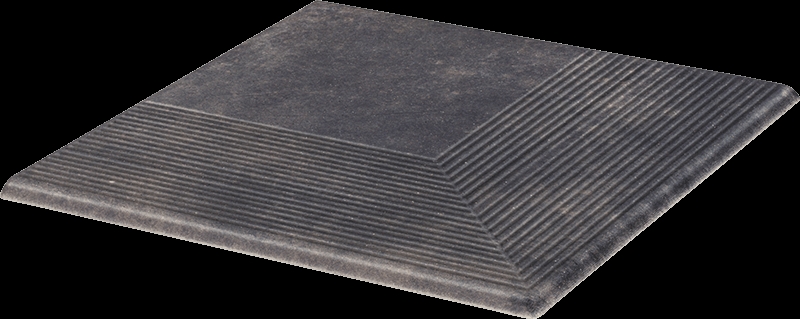 Paradyz Viano Antracite Stopnica Narozna lépcsőlap 30 x 30