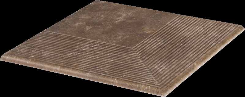 Paradyz Ilario Brown Stopnica Narozna lépcsőlap 30 x 30