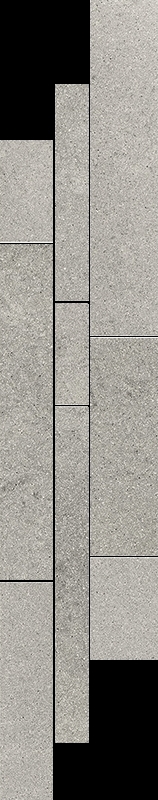 Paradyz Naturstone Antracite Listwa Mix Paski padlódekor 14,3 x 71