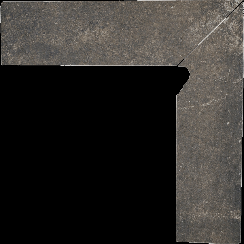 Paradyz Scandiano Brown Prawy lábazati elem 8,1 x 30