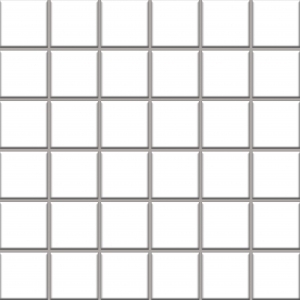 Paradyz mozaik Paradyz Altea Bianco 4,8 x 4,8 mozaik