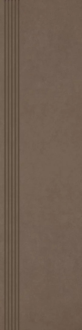 Paradyz Intero Brown Mat lépcsőlap 29,8x119,8 cm