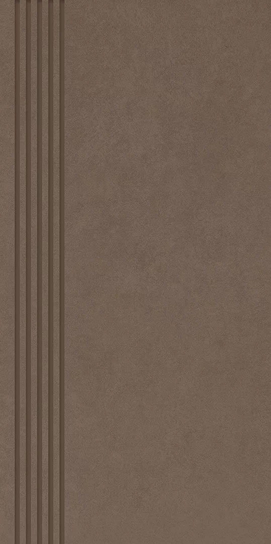 Paradyz Intero Brown Mat lépcsőlap 29,8x59,8 cm