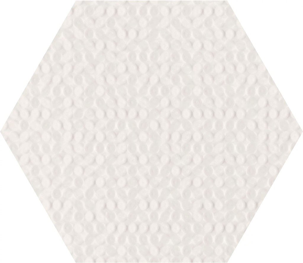 Paradyz Noisy Whisper White Str falicsempe 19,8x17,1 cm