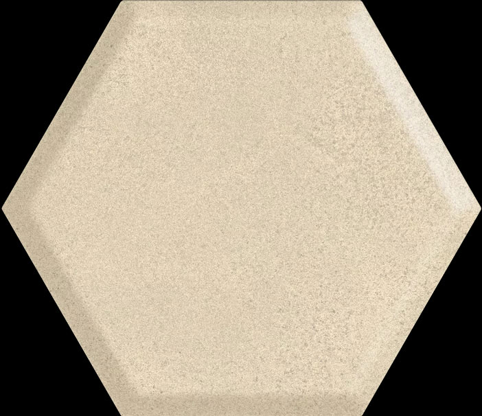 Paradyz Serene Beige Heksagon Str falicsempe 19,8x17,1 cm