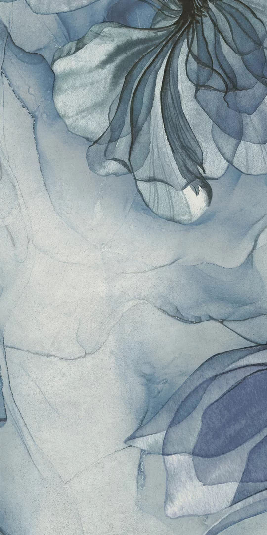 Paradyz Sweet Blue Mat Mix dekorcsempe 30x60 cm