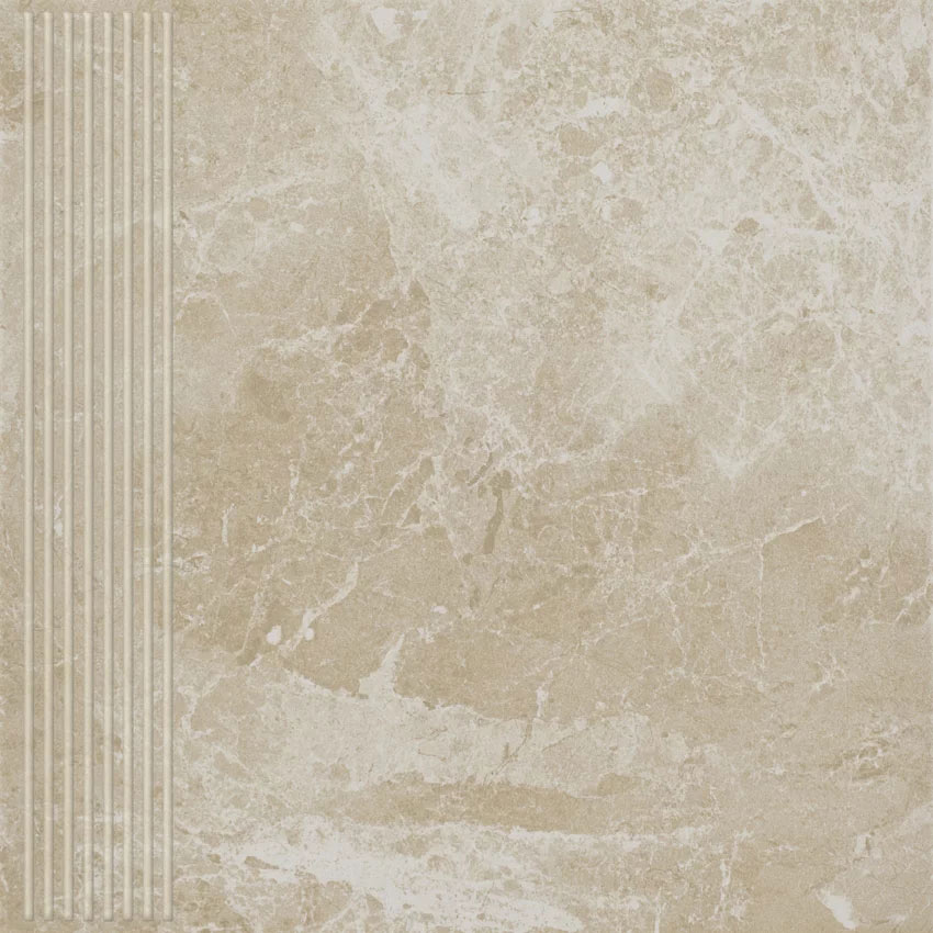 Paradyz Track Beige lépcsőlap 30x30 cm