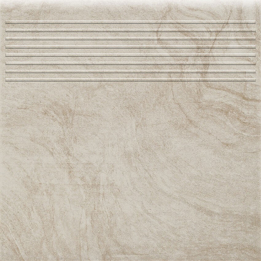 Paradyz Unite Beige lépcsőlap 30x30 cm