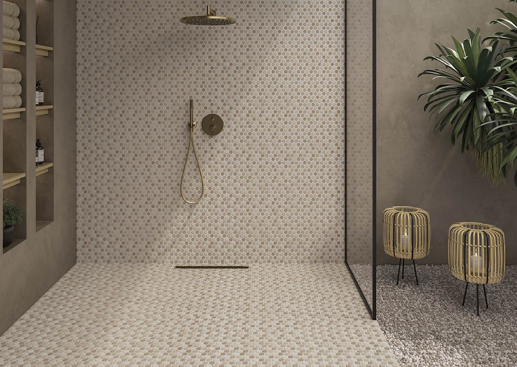 Porcelánicos HDC Button Falburkolat 