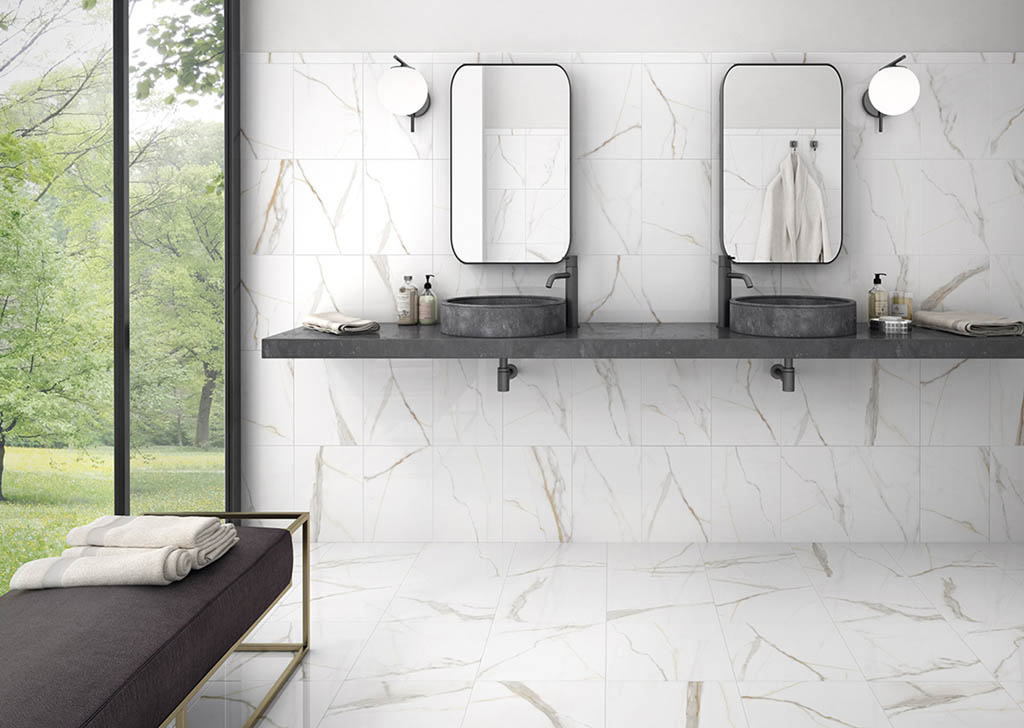 Porcelánicos HDC Calacatta Gold Falburkolat