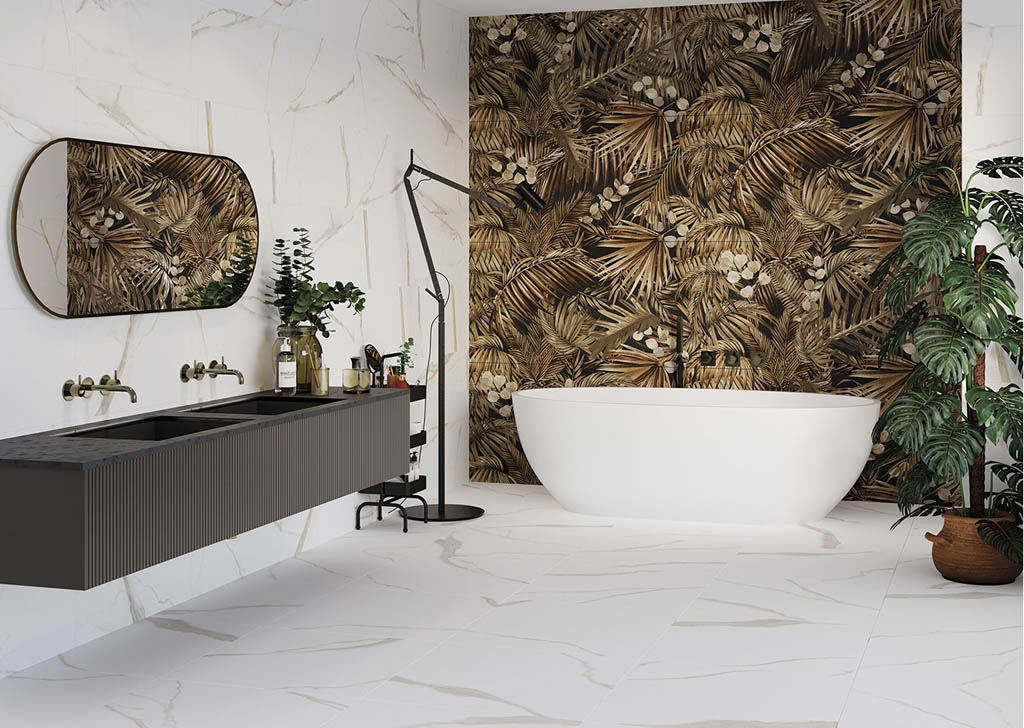 Porcelánicos HDC Calacatta Gold Falburkolat