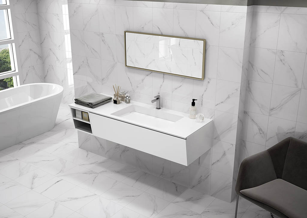 Porcelánicos HDC Thassos Falburkolat 