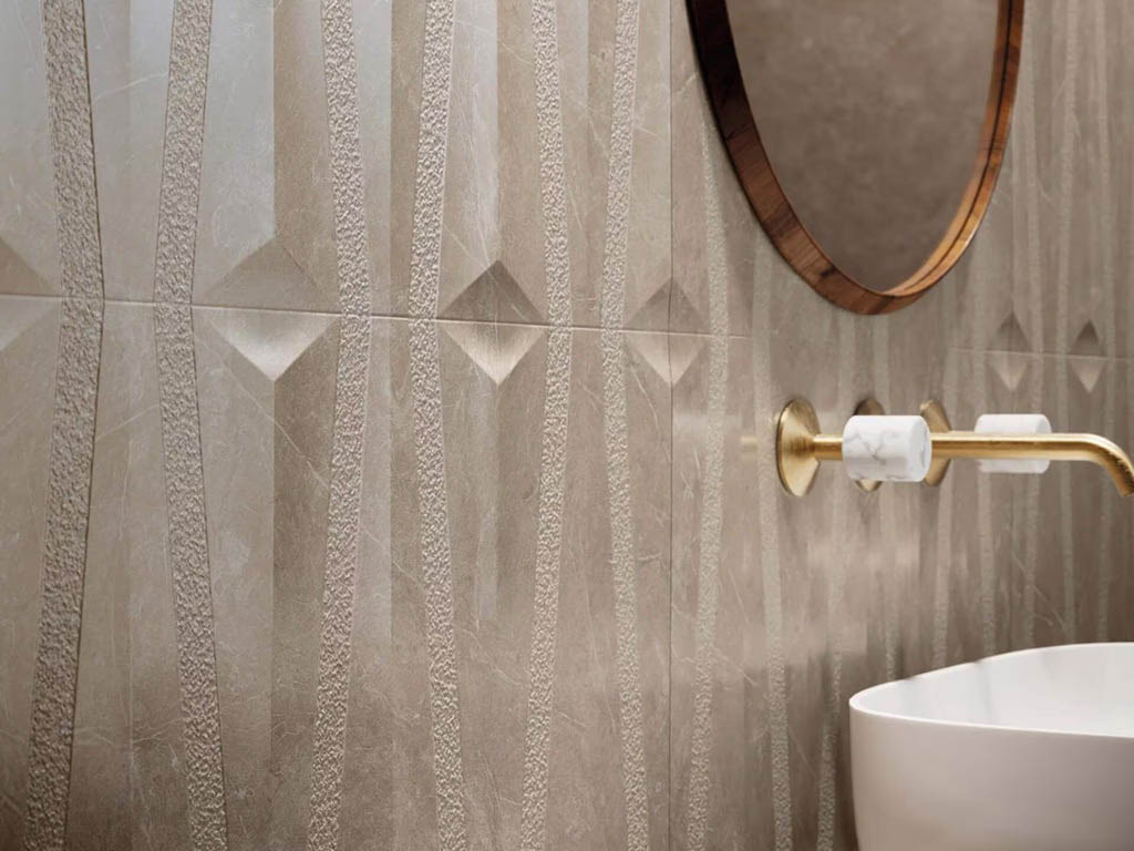 Porcelanosa Deco Beige Velluto Falburkolat | Csempék és Járólapok