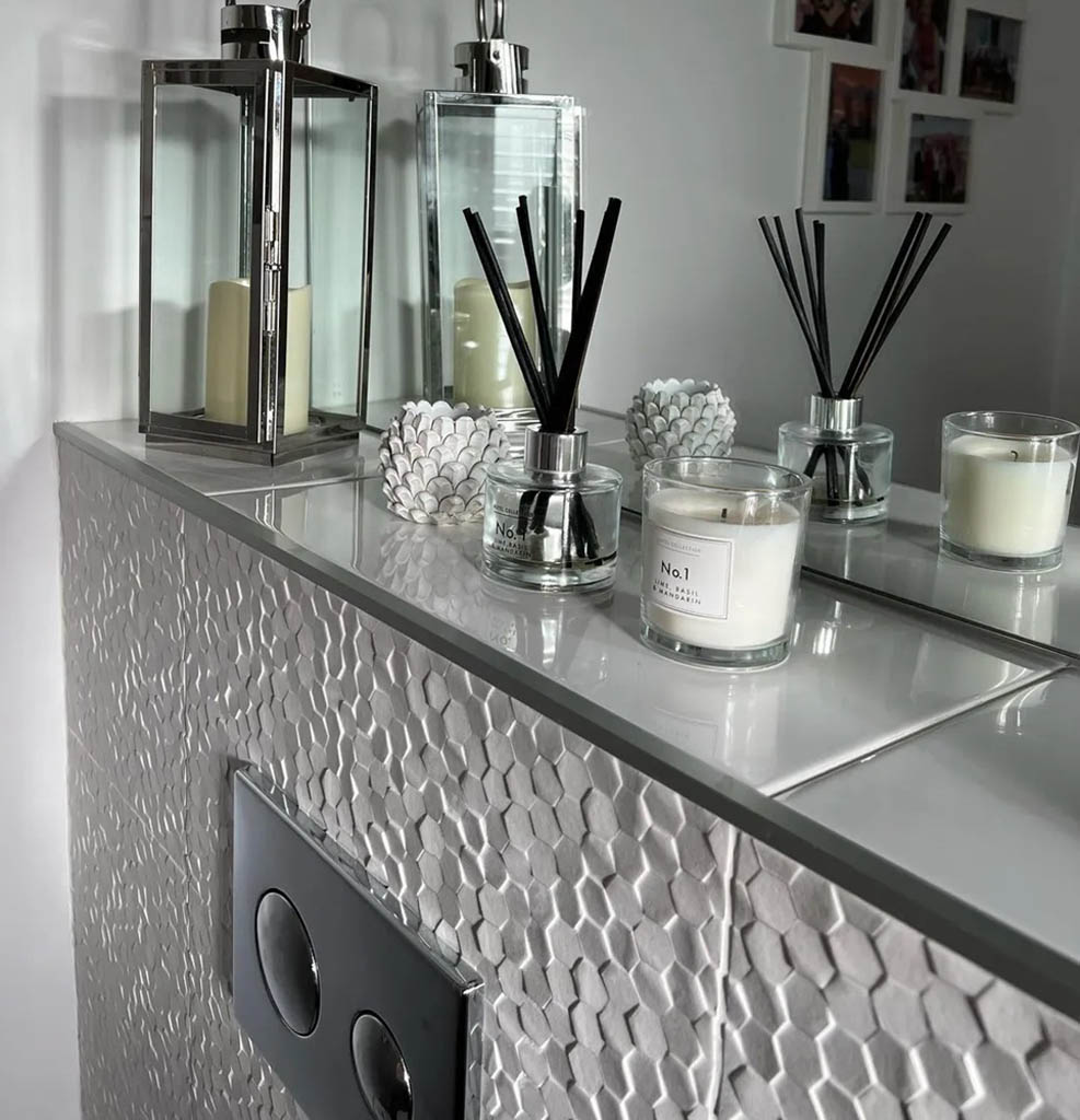 Porcelanosa Dubai White Falburkolat | Csempék és Padlólapok