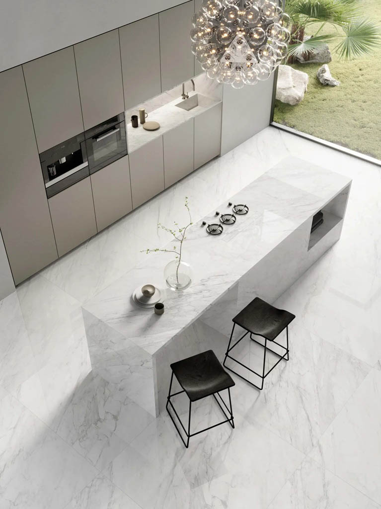Porcelanosa Glem White Xlight Kőhatású járólap