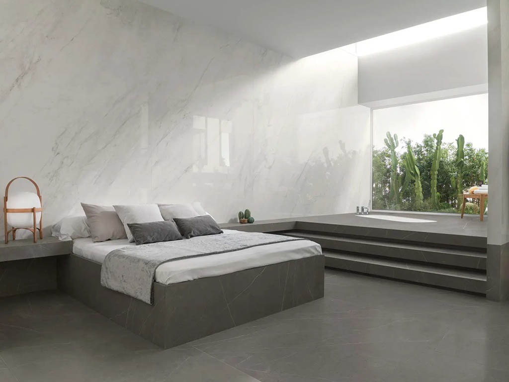 Porcelanosa Glem White Xlight Falburkolat | Csempék és Burkolatok