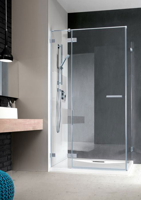 Radaway Euphoria KDJ 110 B átlátszó szögletes zuhanykabin