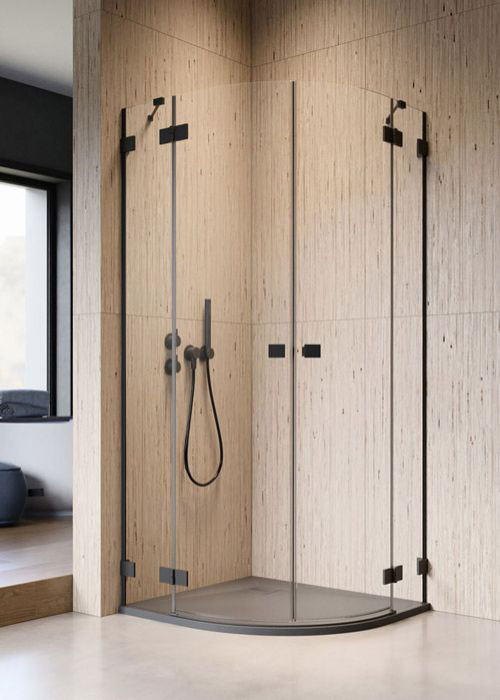 Radaway Essenza Pro Black PDD 90 J íves zuhanykabin