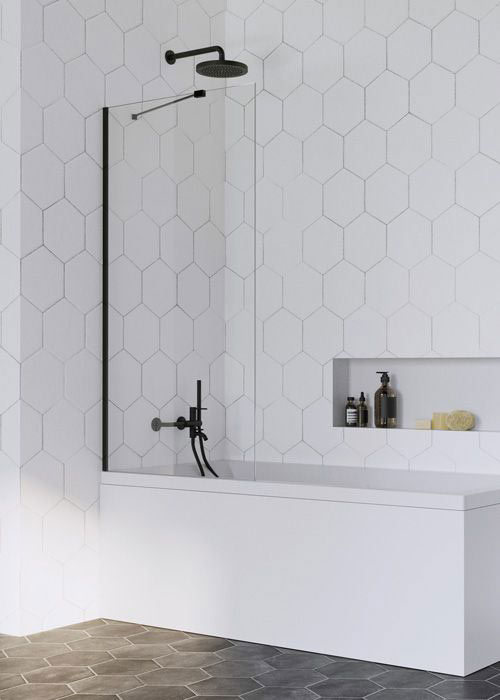 Radaway Idea Black PNJ 70 fekete kádparaván