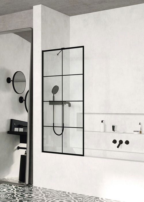 Radaway Modo New Black PNJ 50 Factory fekete kádparaván