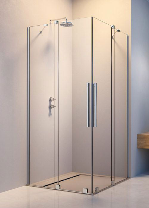 Radaway Furo KDD 120 J átlátszó szögletes zuhanykabin